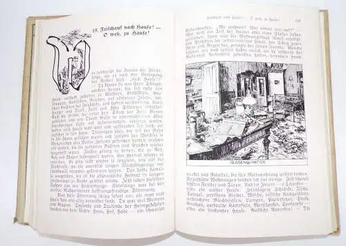 Ostpreußen Chronik Kriegsbilder aus beiden Russen Einfällen 1914 1915 Braun Buch