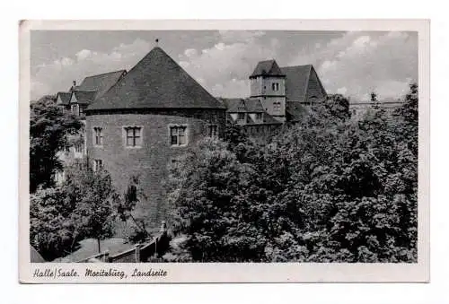 Ak Halle Saale Moritzburg Landseite 1942