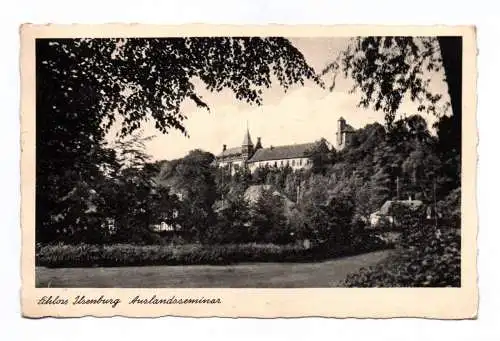 Ak Schloss Ilsenburg Auslandsseminar 1936