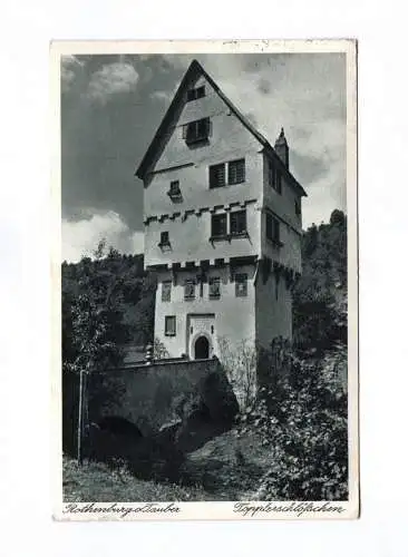 Ak Rothenburg ob der Tauber Topplerschlösschen 1938