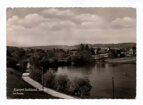 Ak Kurort Sohland Spree mit Stausee 1958