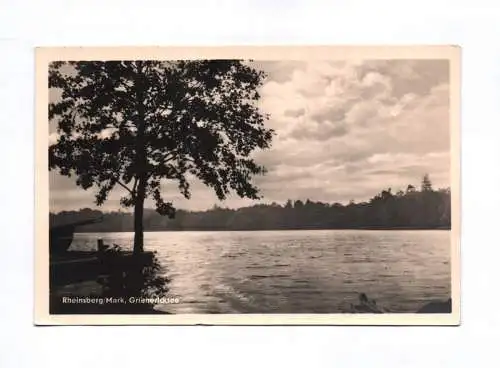 Ak Rheinsberg Mark Grienericksee 1956