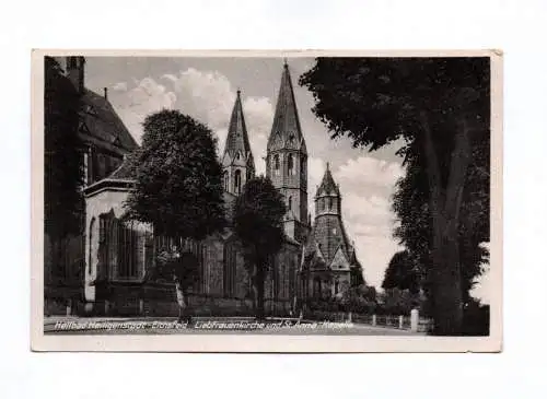 Ak Heilbad Heiligenstadt Eichsfeld Liebfrauenkirche und St. Anna Kapelle 1954