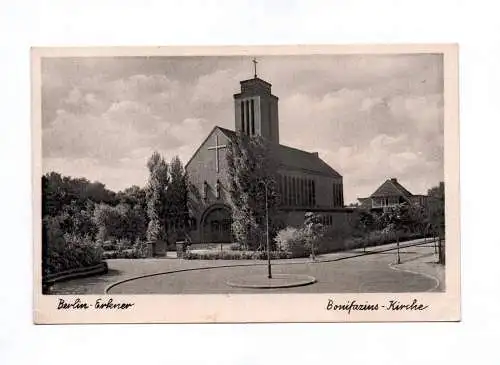 Ak Berlin Erkner Bonifazius Kirche 1951