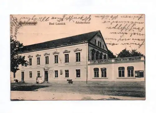 Ak Bad Lausick Schützenhaus 1915 Feldpost
