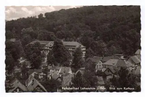 Foto Ak Volksheilbad Liebenstein in Thüringen Blick zum Kurhaus 1965
