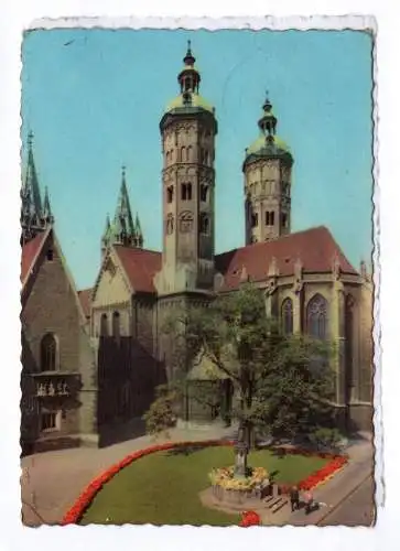 Foto Ak Naumburg Saale Dom 1962