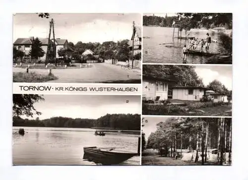 Ak Tornow Kreis Königs Wusterhausen 1980 Dorfstraße Tornower See