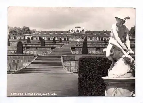 Foto Ak Schloss Sansoucci Merkur Potsdam 1966