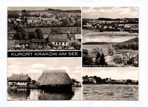 Ak Kurort Krakow am See 1972 Blick vom Möckelberg