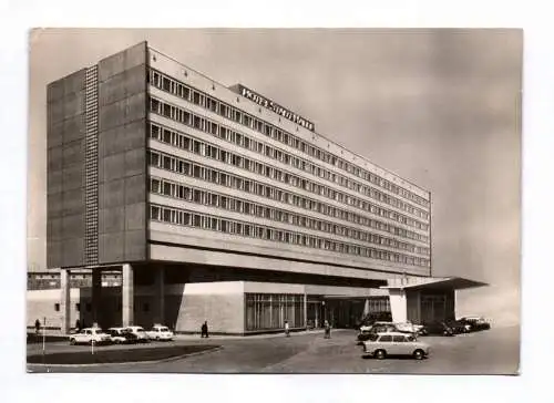 Foto Ak Interhotel Hotel Stadt Halle Saale 1966