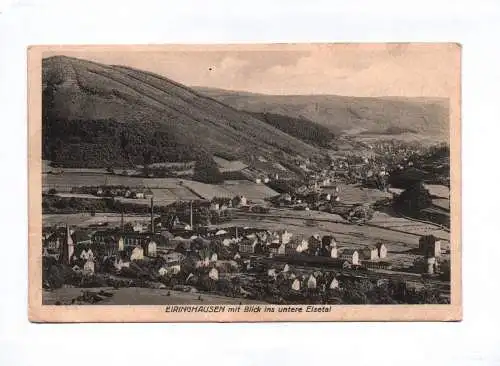 Ak Eiringhausen mit Blick ins untere Elsetal 1926