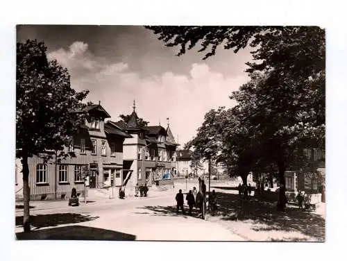 Foto Ak Oberhof Thüringen Blick von der Zellaer Straße 1962