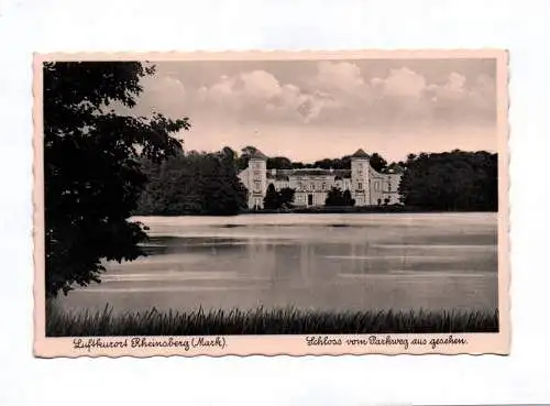 Ak Luftkurort Rheinsberg Mark Schloss vom Parkweg aus gesehen 1940