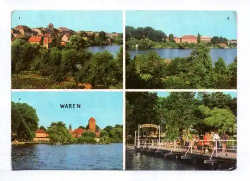 Ak Waren Müritz Tiefwarensee 1971 Kietz Brücke