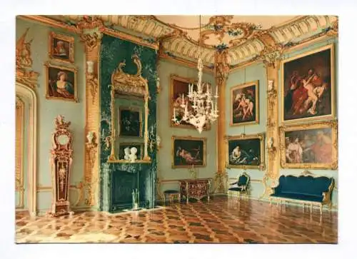 Foto Ak Potsdam Sanssouci Neues Palais Blaue Kammer 1971