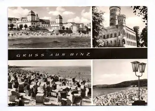 Ak Gruss aus Binz Ostseebad Schloss Rügen Hotel 1979