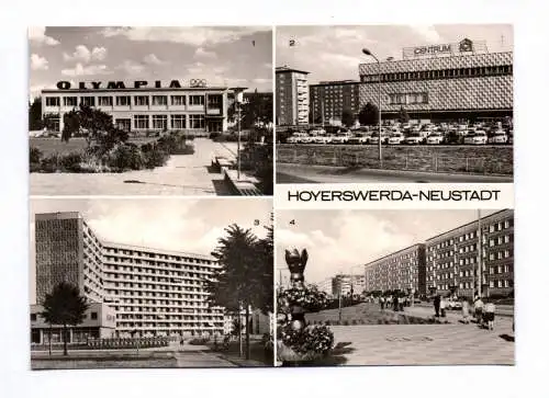 Ak Hoyerswerda Neustadt 1978 HO-Gaststätte Olympia Centrum Warenhaus