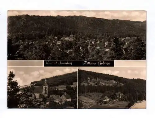 Ak Kurort Jonsdorf Zittauer Gebirge 1968 Hyronimus Kirche Genesungsheim