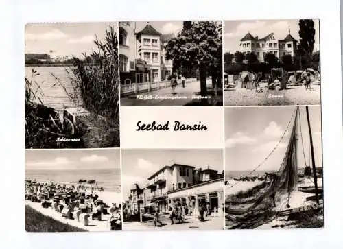Ak Seebad Bansin Strand FDGB Erholungsheim Schloonsee 1974