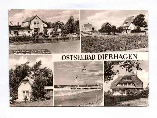 Ak Ostseebad Dierhagen Kinderferienlager Junge Garde VEB 1976
