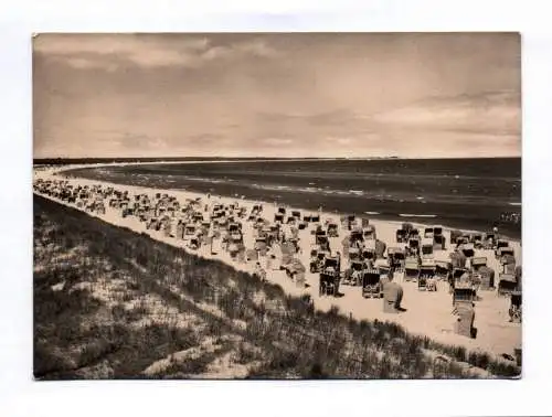 Foto Ak Prerow Am Strand Menschen in Strandkörben 1966