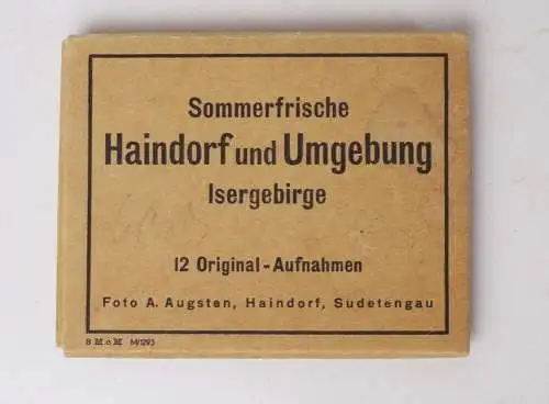 Altes Leporello Sommerfrische Haindorf und Umgebung Isergebirge Sudeten