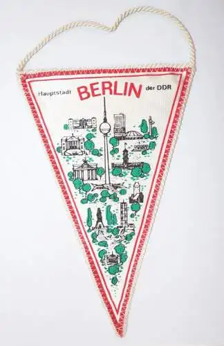 Berlin Wimpel Berliner Bär Hauptstadt der DDR