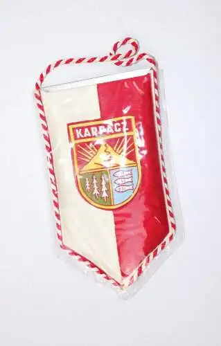 Alter Wimpel Polska Karpacz Mitbringsel Souvenir Polen