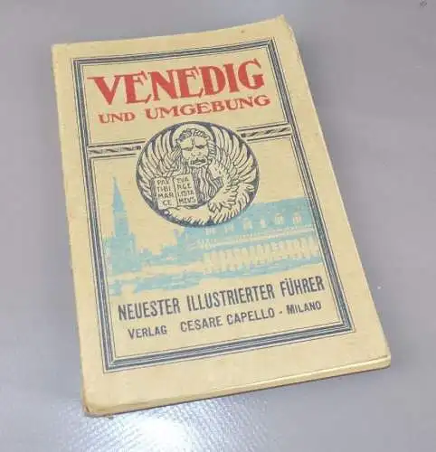 Venedig und Umgebung Reiseführer altes Buch