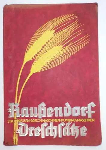 Raussendorf Landtechnik Mappe mit Prospekten um 1935 Reklame Werbung Bauer