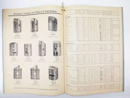 Alter Kfz Katalog Kolben Zylinder Heinrich Bastert Dresden 1930 er Oldtimer