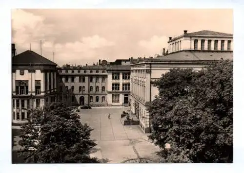 Ak Halle Saale Martin Luther Unisversität DDR 1963