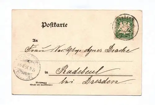 Ak Berchtesgaden von der Villa Alpenruhe 1905