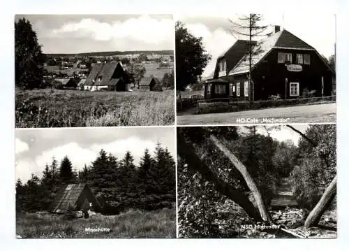 DDR Ak Zinnwald Georgenfeld 1979 HO Cafe Moorhütte