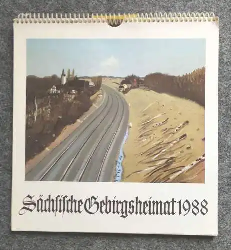 Kalender 1988 Oberlausitzer Kunstverlag Sächsische Gebirgsheimat