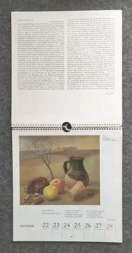 Kalender 1984 Oberlausitzer Kunstverlag Sächsische Gebirgsheimat