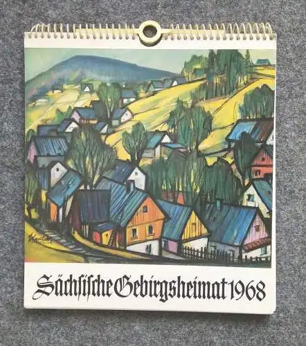 Kalender 1968 Sächsische Gebirgsheimat Am Aschberg Vogtland