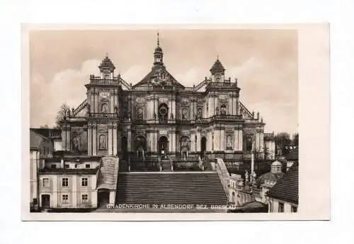 Foto Ak Gnadenkirche in Albendorf Bezirk Breslau