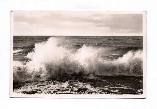 Foto Ak Ostseebad Dierhagen Meer Wellen 1939