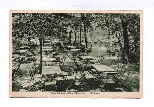Ak Gasthof zum Waldschlösschen Röderau 1933
