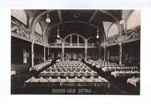 Ak Kronen Säle Zittau 1927 Kronenkino