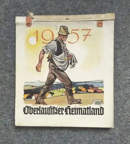 Kalender 1957 Oberlausitzer Heimatland Oberlausitzer Sämann
