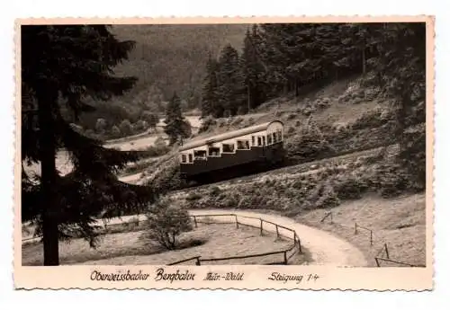 Foto Ak Oberweissbacher Bergbahn Thüringer Wald 1956