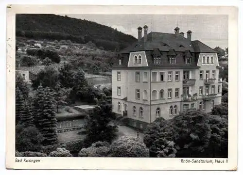 Foto Ak Bad Kissingen Rhön Sanatorium Haus II 1940