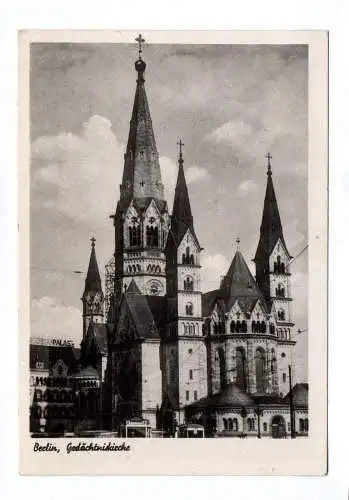 Ak Berlin Gedächtniskirche 1951