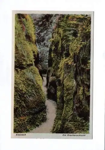 Künstler Ak Eisenach Die Drachenschlucht