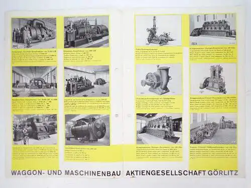 Wumag Görlitz Dampf Turbinen Dieselmotoren um 1933 Konvolut