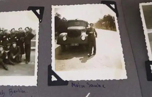 Fotoalbum KVP Grenze Autos Hochwasser Katastrophe Grenzer DDR Volkspolizei