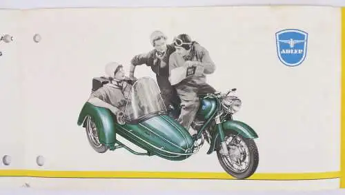 Adler MB200 Motorrad Zweizylinder Zweitakt Oldtimer